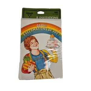 Vintage 1979 Mork & Mindy Birthday Invitations Set Of 8 Ambassador NEW